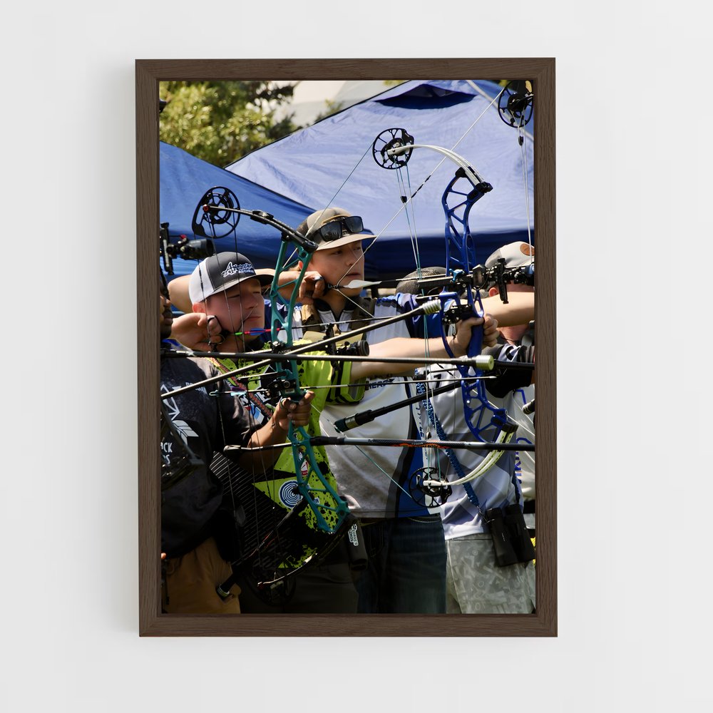 Poster Arc en Cible – affiche Tir à l’arc (vue 5)